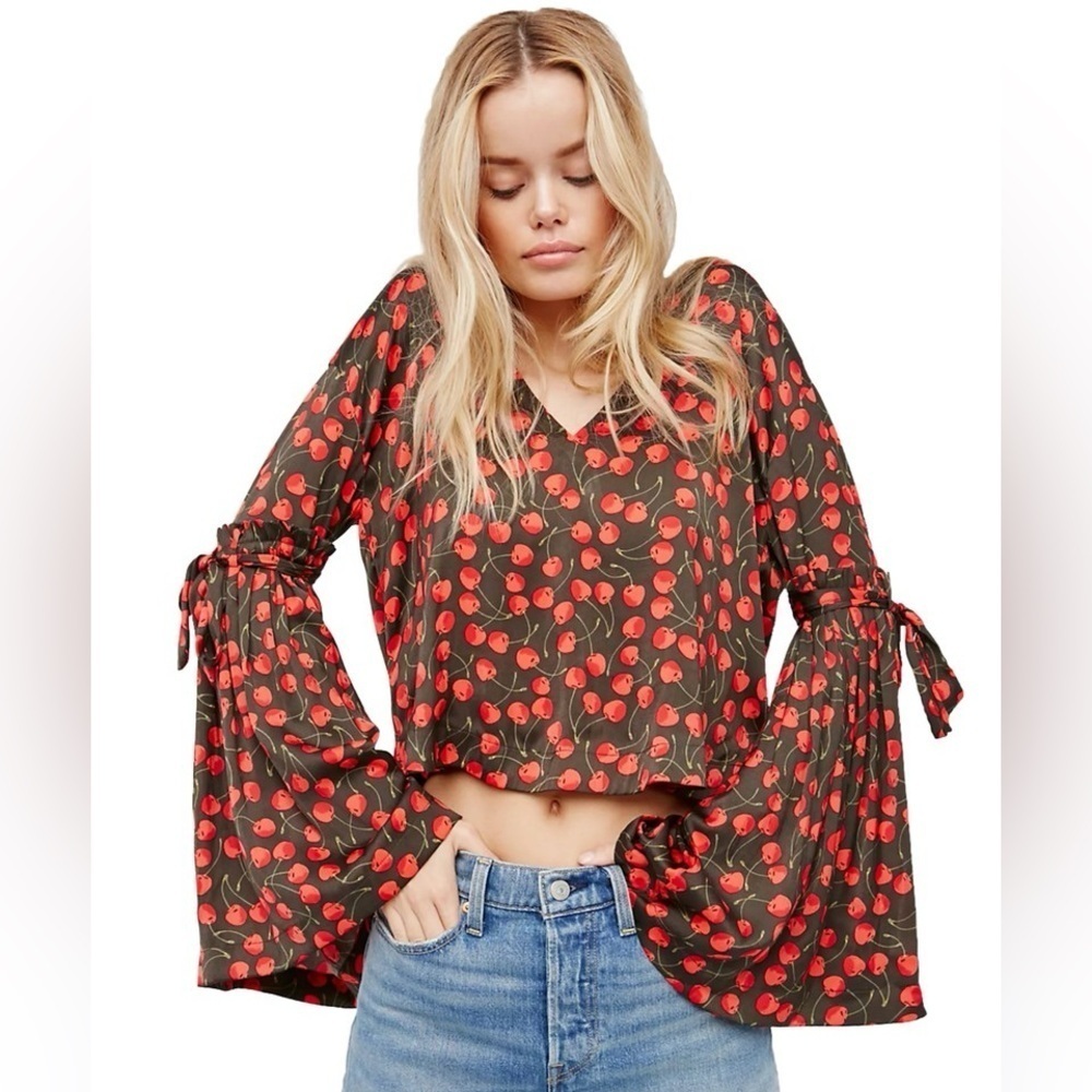 Free People Cherry Pie Blouse